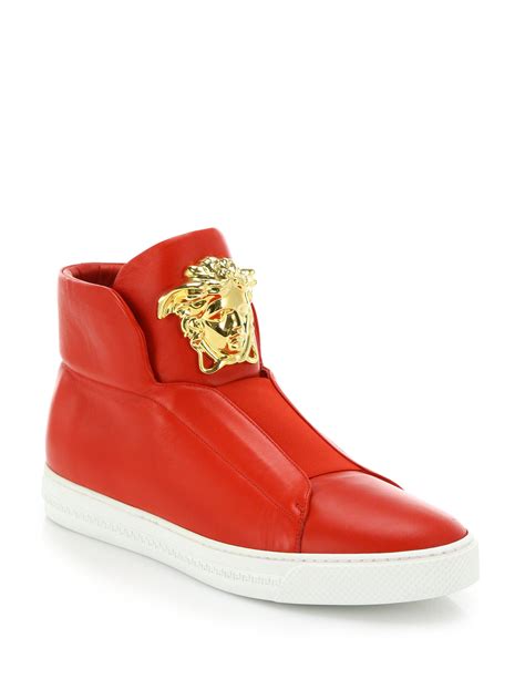 versace red sneakers|Versace red bottom shoes.